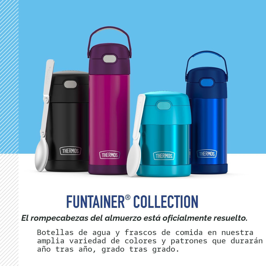 THERMOS FUNTAINER - Botella de agua con boquilla, 16 onzas, Capitán América