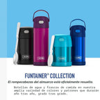 THERMOS FUNTAINER - Botella de agua con boquilla, 16 onzas, Capitán América