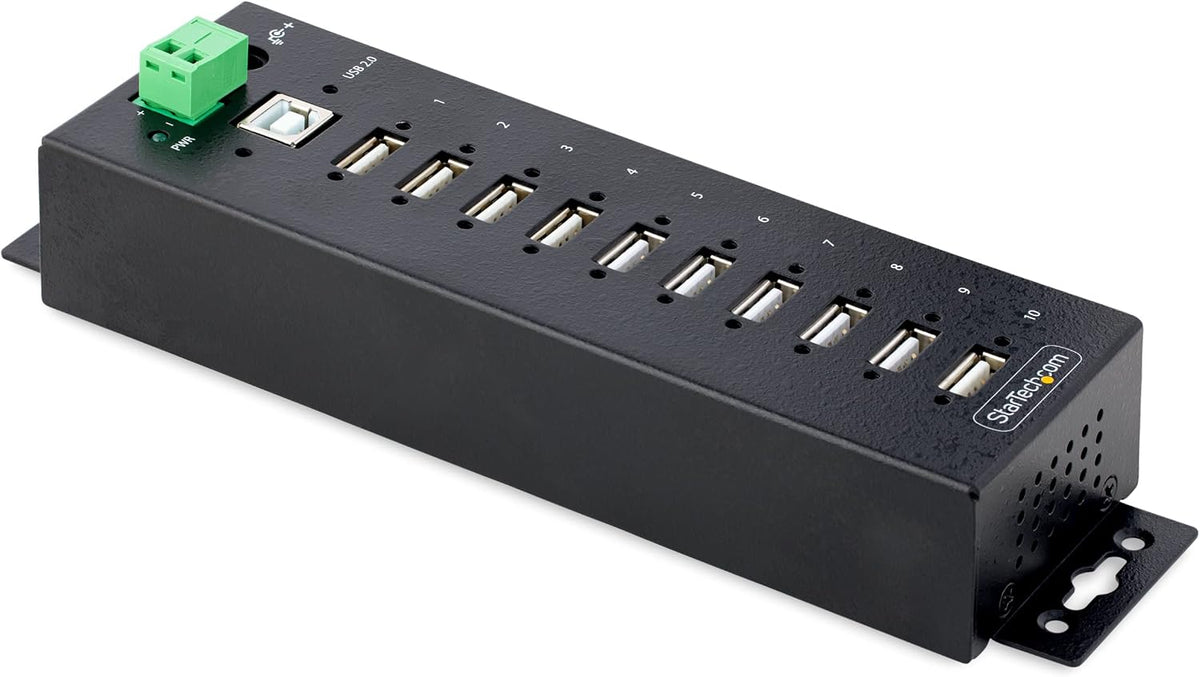 StarTech.com, USB210AIND-USB-A-HUB, hub USB 2.0 de 10 puertos
