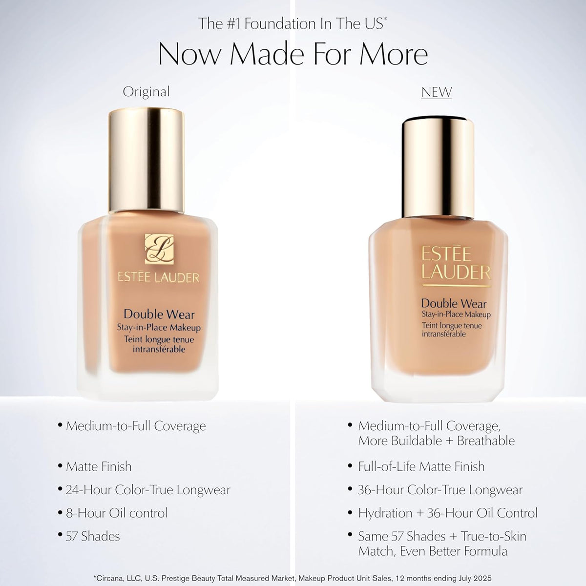 Estée Lauder Maquillaje de base de maquillaje doble que se mantiene...