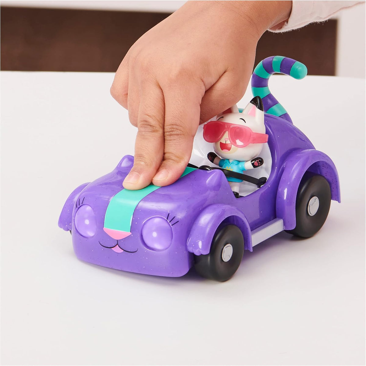 Casa de muñecas de Gabby, coche de Carlita con personaje de Pandi Panda y accesorios, juguetes para niños a partir de 3 años