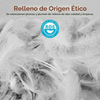 Goose Feathers y Down Pillows, Bed Pillows Standard Size Set de 2