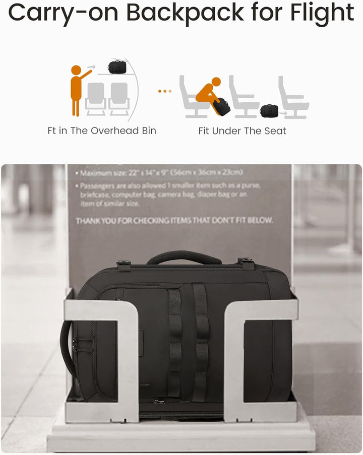 LOVEVOOK Mochila de viaje para computadora portátil para mujer, apr...