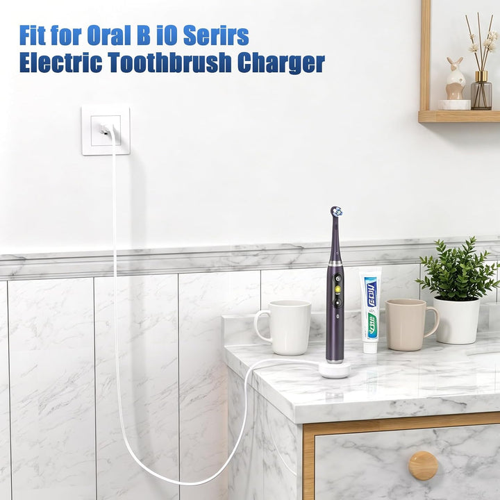 IBERLS Base de cargador compatible con Braun Oral-B iO 7 8 9 Series...