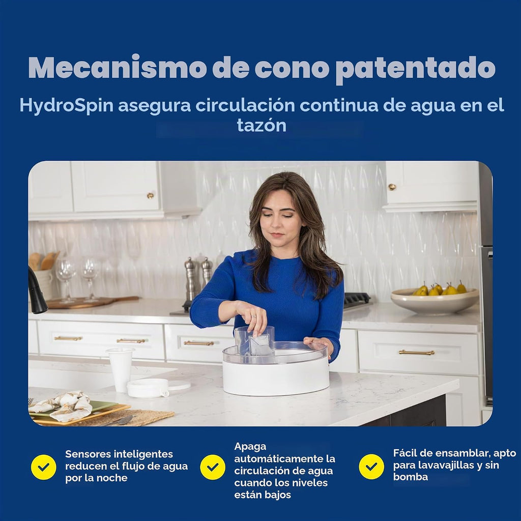 PetSafe Outlast - Fuente de agua para perros sin bombeo, 128 onzas