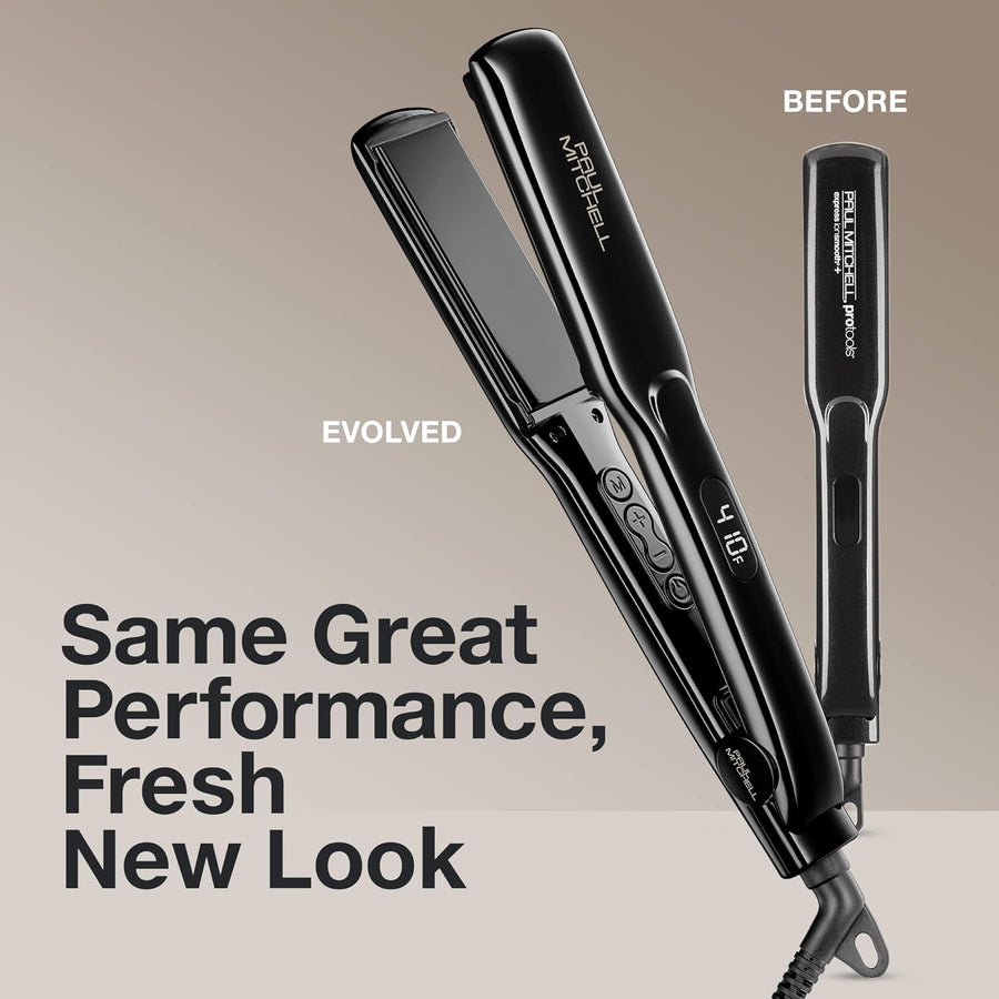 Paul Mitchell Smooth+ Ceramic Flat Iron, Adjustable Heat Settings,...