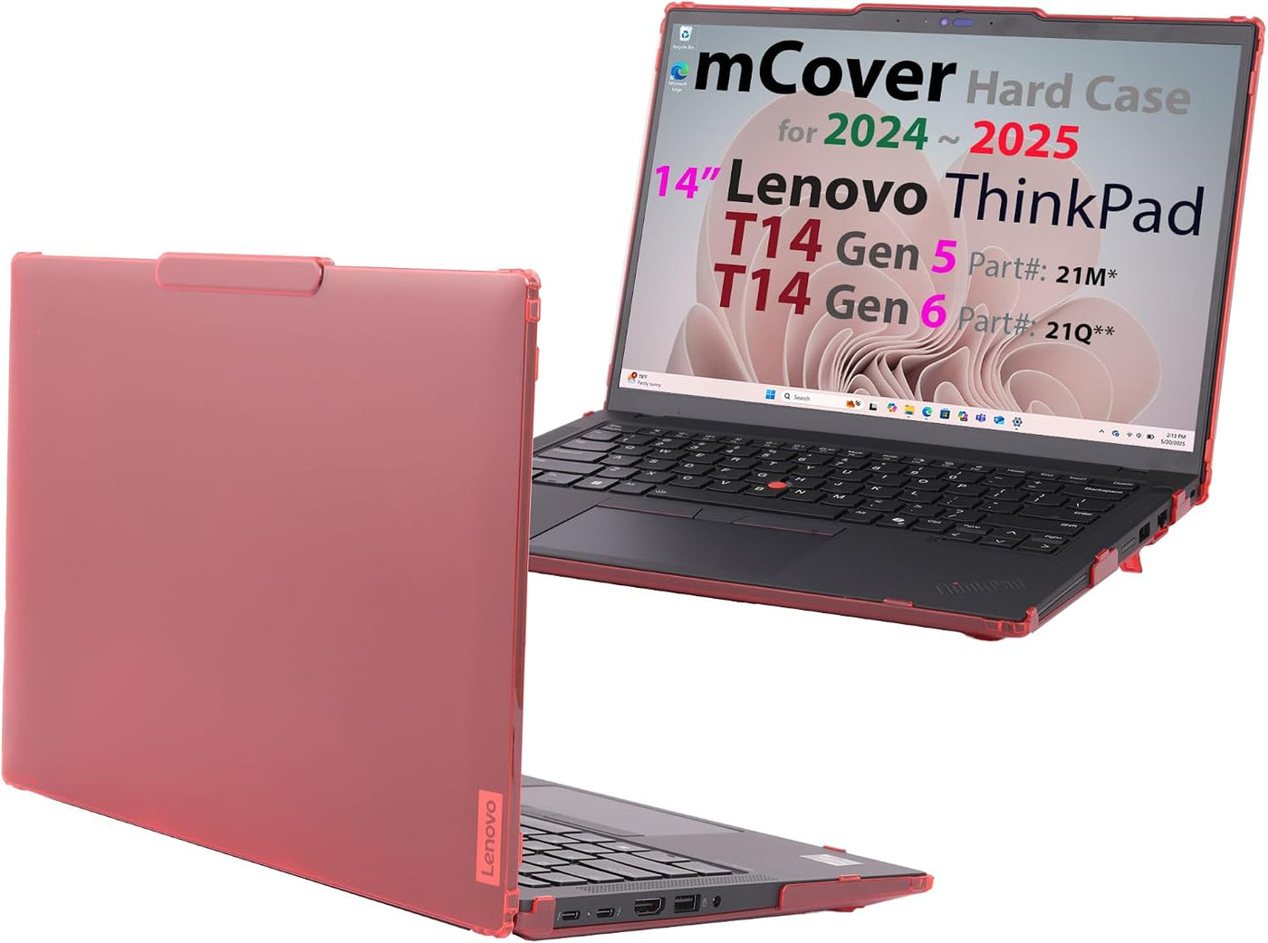 Funda rígida mCover SOLO Compatible para Lenovo ThinkPad T14 Gen 5...