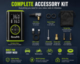 Roadvo [10000 mAh] Inflador de neumáticos Compresor de aire portáti...