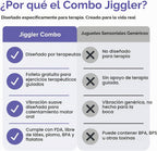 TalkTools Jiggler - Herramienta motora oral para niños, masajeador facial oral, conciencia sensorial para mandíbula y labios, vibración calmante para redondear y alimentar los labios, unicornio y
