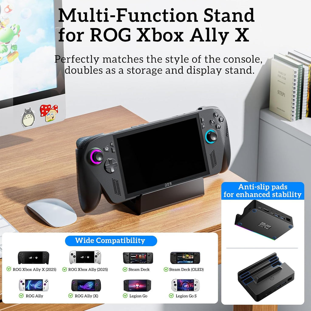 Docking Station para ROG Xbox Ally X, Steam Deck & Legion Go