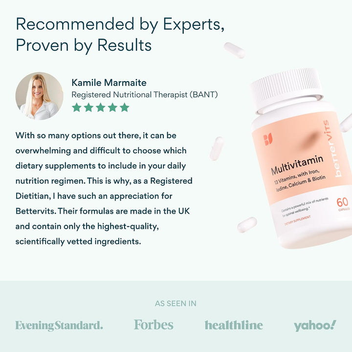 Bettervits Multivitamínico para mujeres y hombres | Multivitamínico...