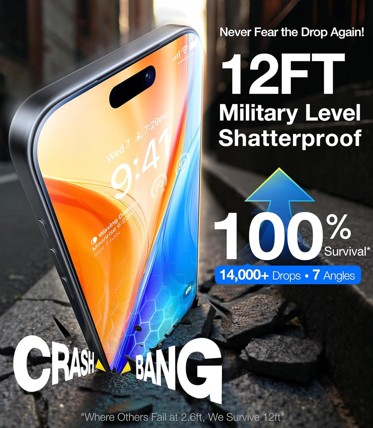 UltraGlass Top 9H+ Armor - Protector de pantalla para iPhone 17 Pro, 2 unidades