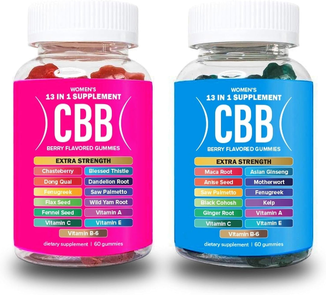 Curvy Body Bears CBB - Paquete combinado de gomitas multivitamínica...