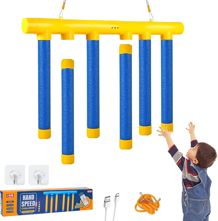Reflex Drop Sticks Challenge Game - 3 Modos de Velocidad Ajustables...