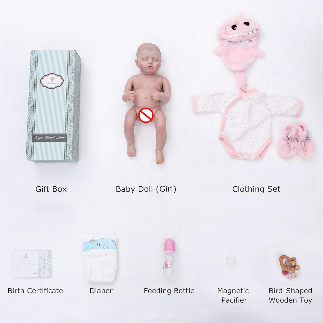 Cloveray Muñecas Reborn Baby \u2013 Muñecas de bebé reales de 20 pu...