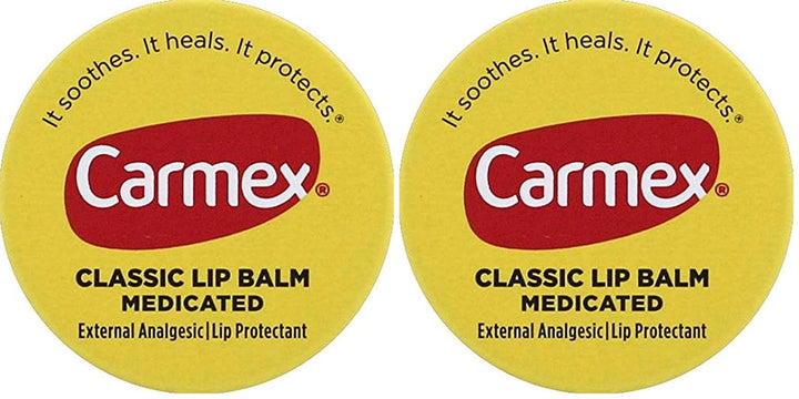 Carmex Bálsamo labial en frasco, 0,25 oz (Paquete de 2)