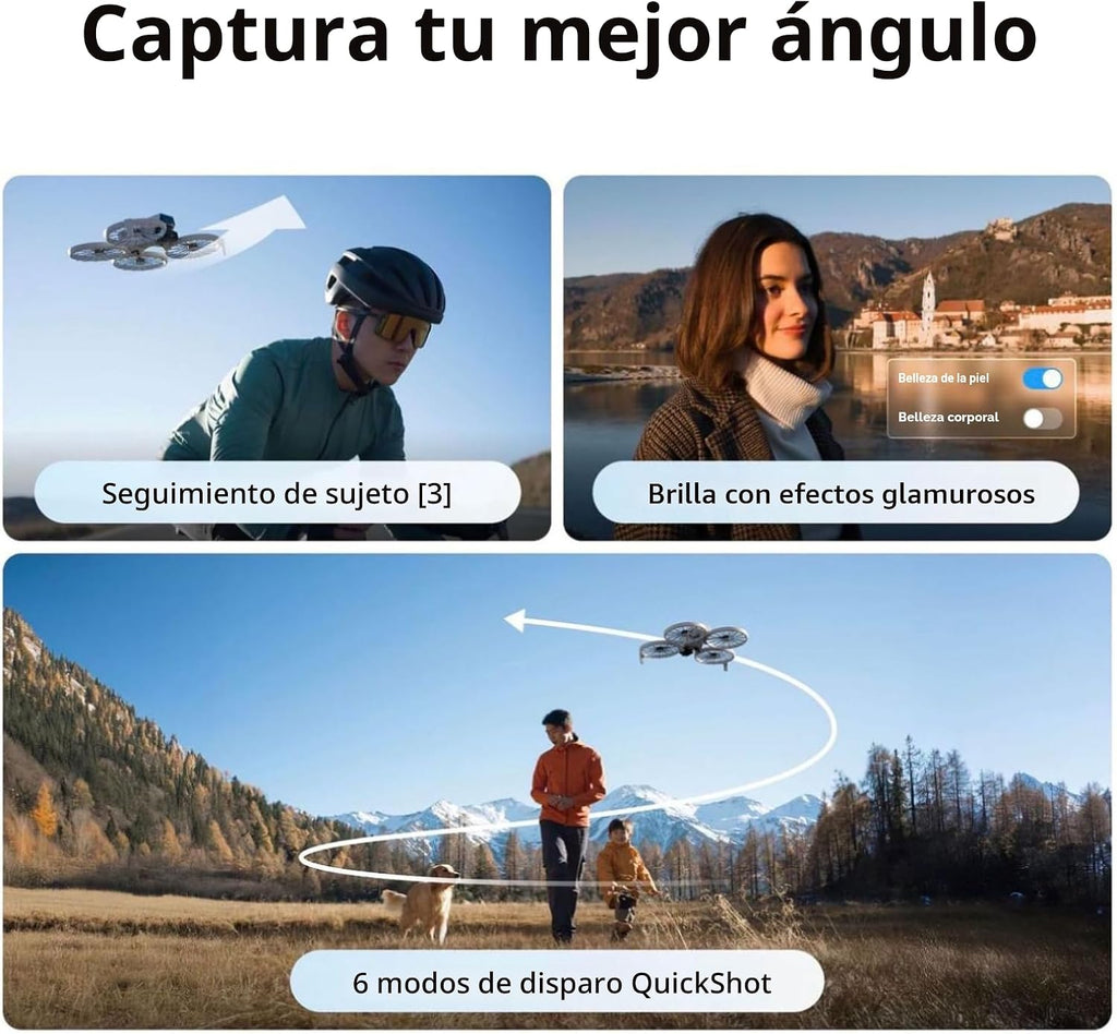 DJI Flip (RC-N3), dron con cámara 4K UHD para adultos, menos de 8.78 oz