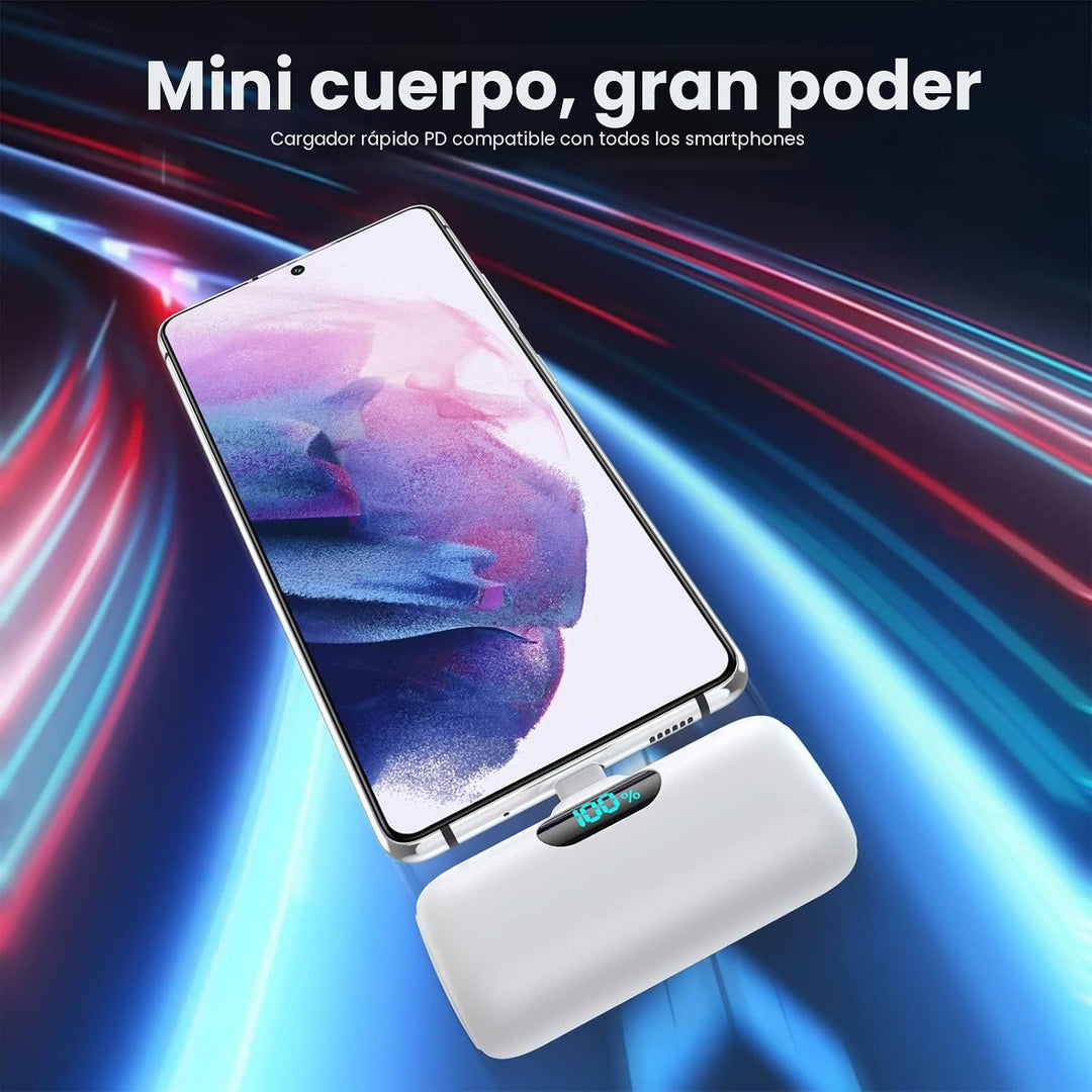 [Paquete de 2] Cargador portátil pequeño para iPhone 17\/16\/15 Ser...