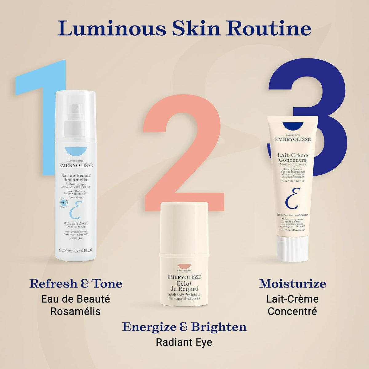 Embryolisse Lait-Crème Concentré, Multifunction Daily Face Moisturi...