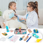 Sundaymot Kit médico para niños juego de simulación de 34