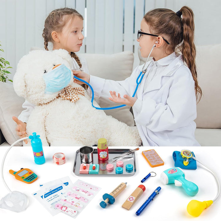 Sundaymot Kit médico para niños juego de simulación de 34