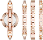 Anne Klein Reloj de pulsera para mujer y juego de pulseras