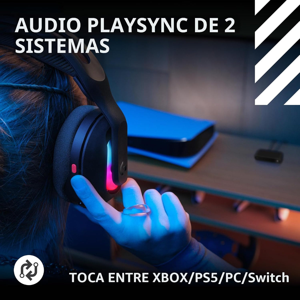 Logitech G Astro A20 X Auriculares inalámbricos multiplataforma para juegos