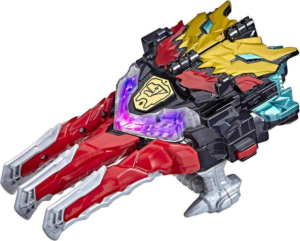 Power Rangers Dino Knight Morpher - Juguete con luces, sonidos y llave del Ranger Rojo - para niños mayores de 5 años