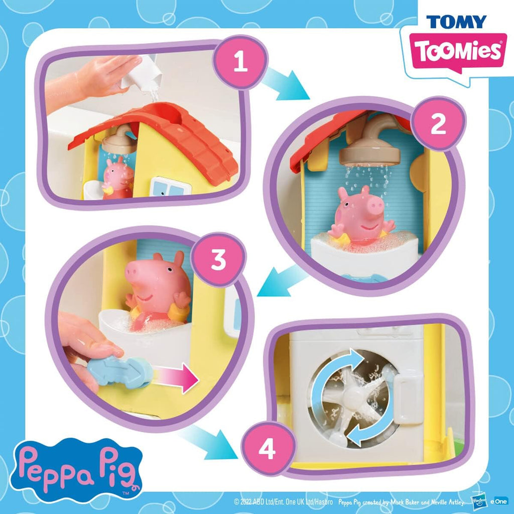 TOMY Toomies Casa de Baño de Peppa Pig