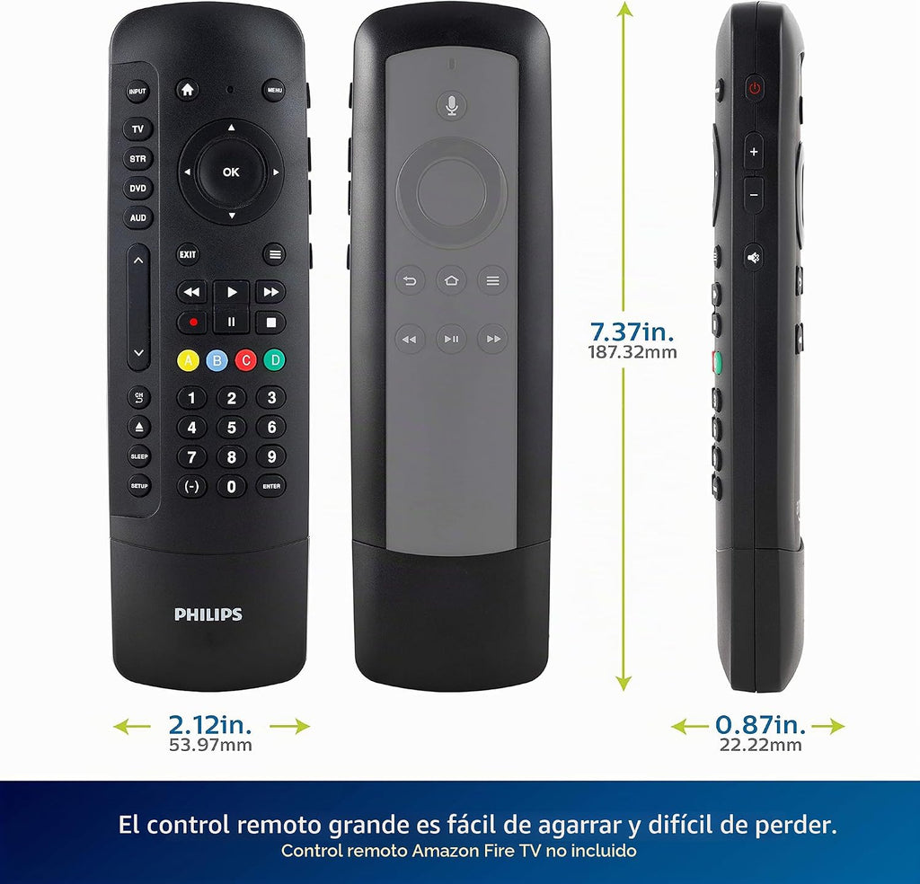 Control remoto universal Philips Universal Companion Flip & Slide para Fire TV