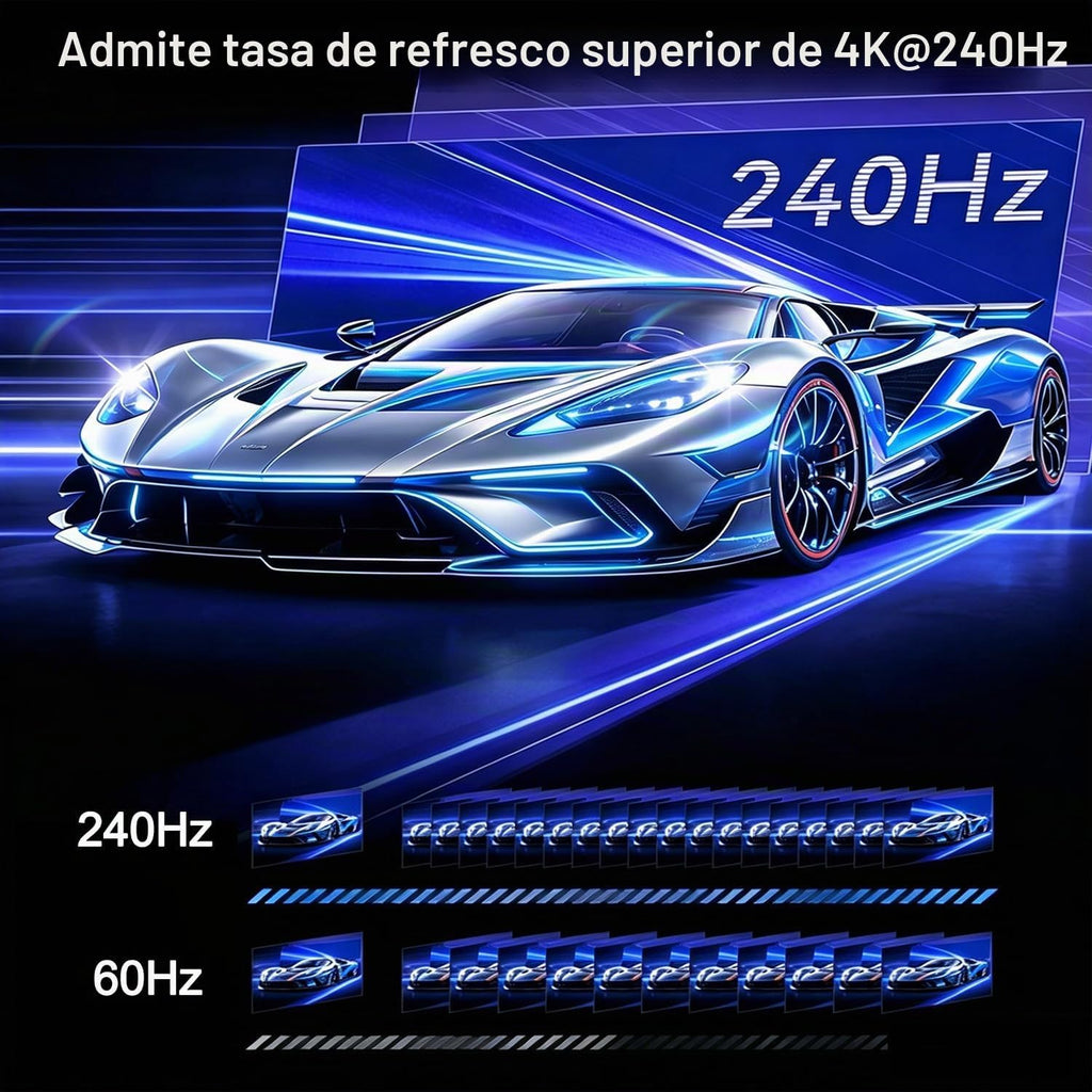Interruptor HDMI 2.1, conmutador HDMI 8K 4 en 1 salida 8K @60Hz 4K @240Hz HDMI 2.1 selector de conmutador con soporte remoto CEC 3D HDR HDCP2.3 Dolby Vision/Atmos para PS5/4 Xbox Nintendo Switch Fire