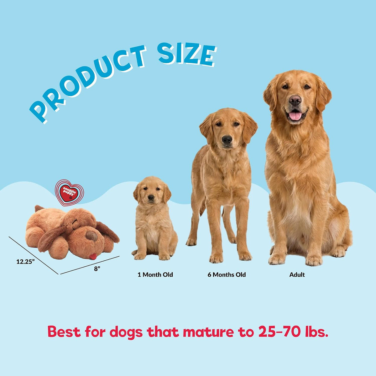 Snuggle - Juguete de ritmo cardíaco para cachorros, comodidad relajante