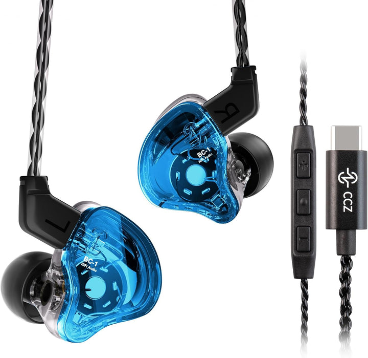 CCZ Melody USB C Auriculares con cable tipo-C intrauriculares, Auri...