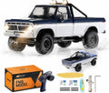 BEEZRC FMS FCX18 II Ford F-100 - Rastreador RC con licencia oficial, camión magnético de liberación rápida a control remoto, chasis LCG, oruga todoterreno para adultos, RTR cepillado (distancia entre