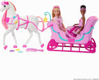 Barbie en el Cascanueces Tierra de Dulces Caballo y Trineo