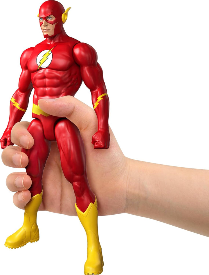 Mattel DC - Figura de acción The Flash de 12 pulgadas, súper traje...