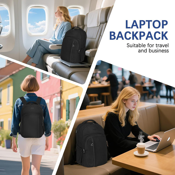LARIPOP Mochila extra grande, mochila para laptop de negocios de 17...
