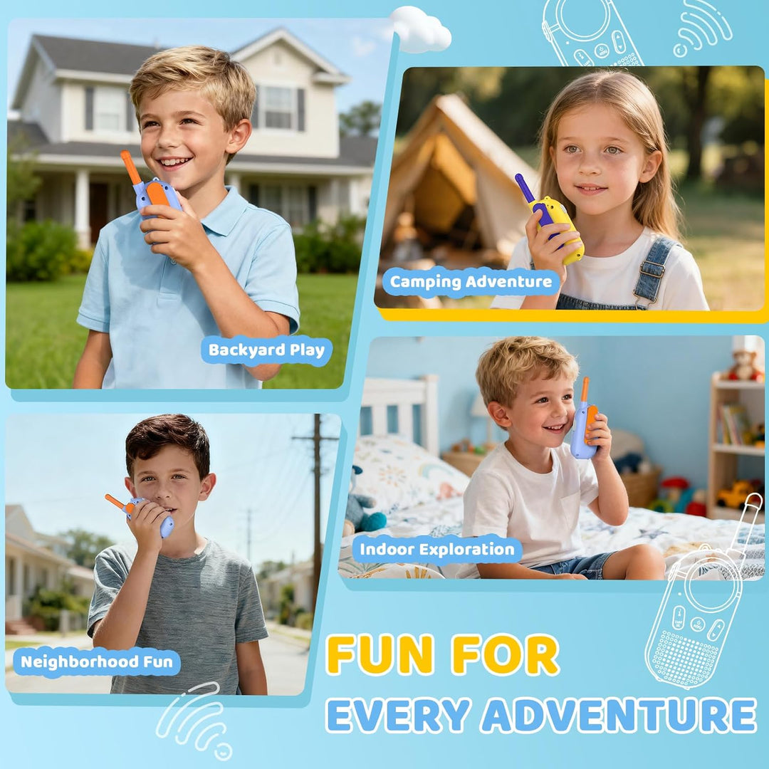 MOICO Juguetes para niños y niñas de 3 a 12 años, Walkie Talkies re...