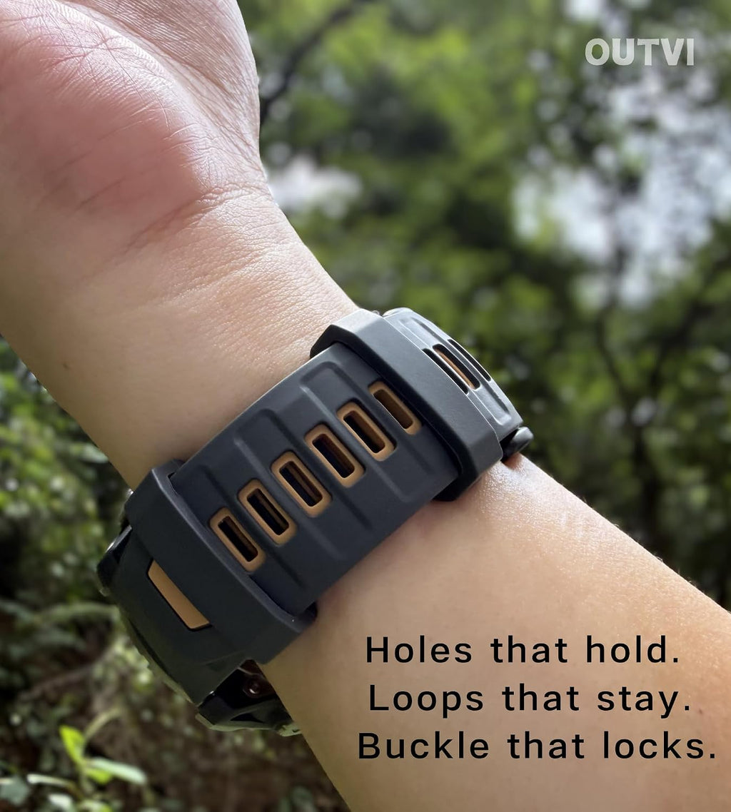 Correa deportiva suave y resistente para Garmin Fenix 5/Fenix 6/Fenix 7 de 0.866 in - QuickFit 22 correas de reloj para Garmin Fenix 8 1.850 in/Fenix 5 Plus/Fenix 6 Pro/Fenix 7 Pro Sapphire