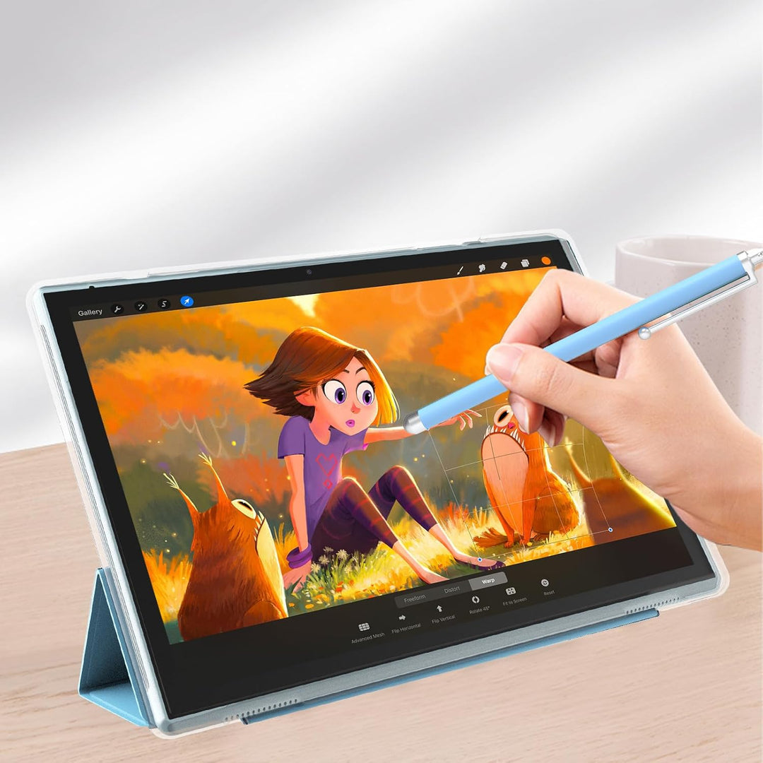 Tableta de 10 pulgadas Android 14 con estuche y lápiz táctil, 6GB R...