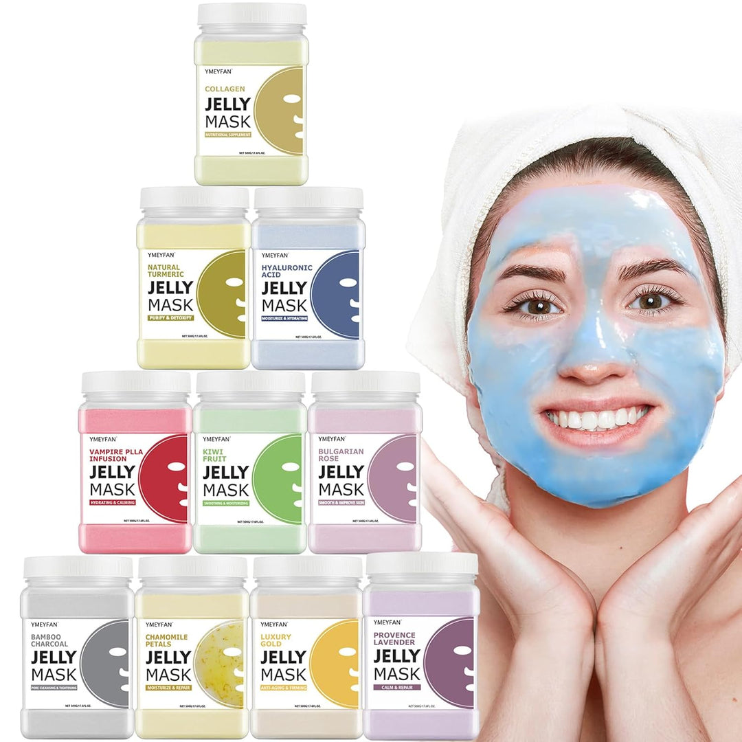 YMEYFAN Máscara de gelatina para faciales, máscara de gelatina en p...