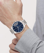 Tommy Hilfiger Reloj para hombre – Cuarzo Multifunción, caja de acero inoxidable de 1.732 in, esfera de esqueleto, pulsera de eslabones – Reloj de vestir para hombre