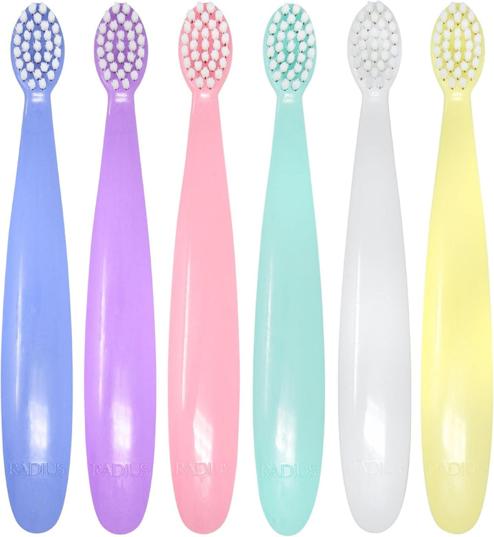RADIUS Totz - Cepillo de dientes extrasuave sin BPA y aceptado por...