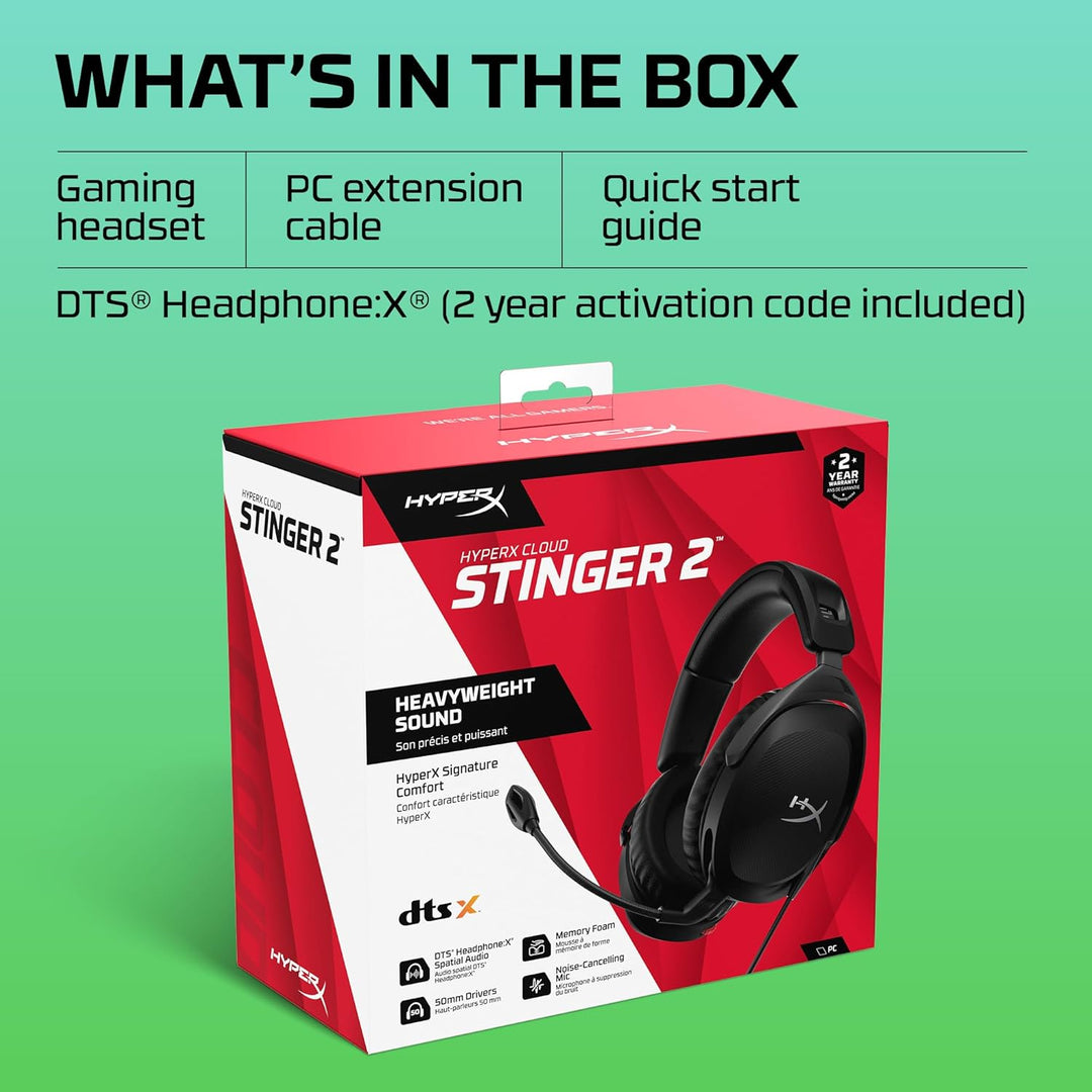 HyperX Cloud Stinger 2 - Auriculares para juegos