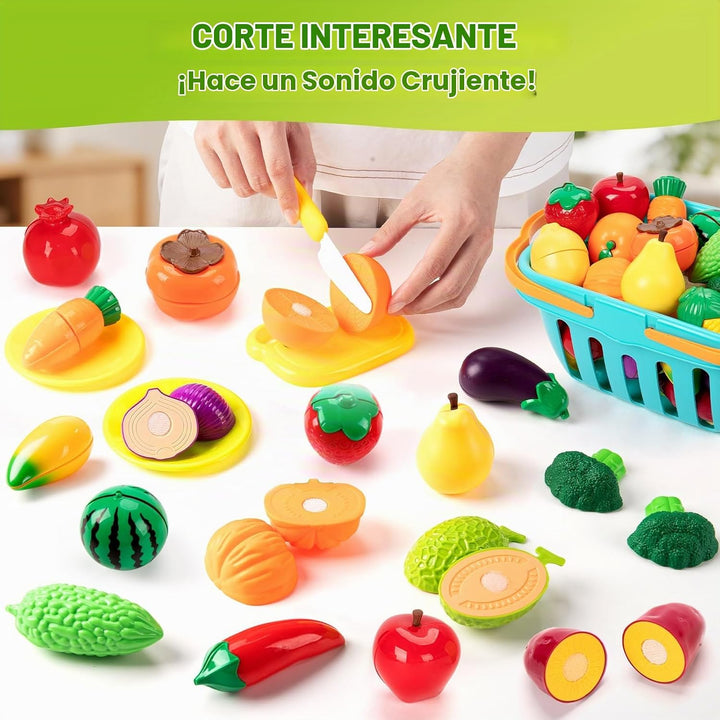 CYYSFIVQZ Juego de comida para niños con cubos de clasificación de...
