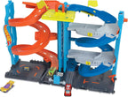 Hot Wheels City Transforming Race Tower & 1 Toy Car