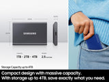 Samsung T7 SSD portátil, unidad externa de estado sólido de 1 TB, v...