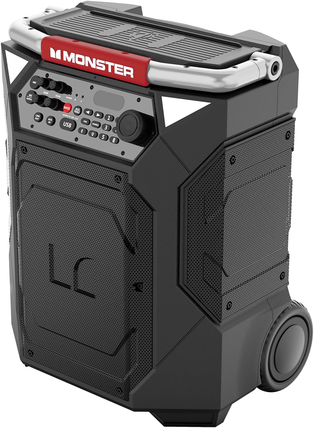 Monster Rockin' Roller 360 - Altavoz Bluetooth portátil para in...