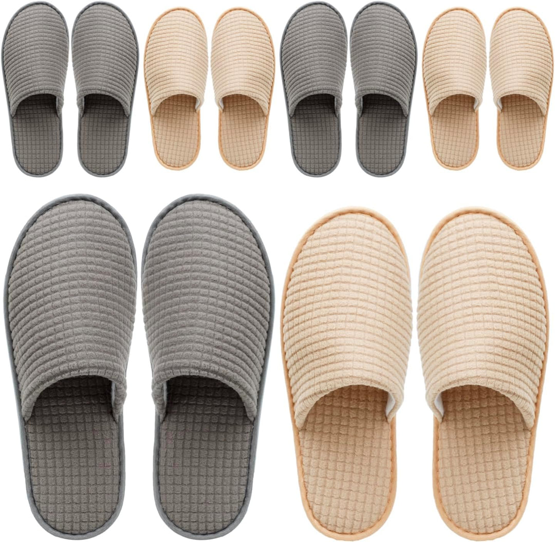OSTADARRA 6-10 pares de zapatillas de spa, zapatillas desechables a...