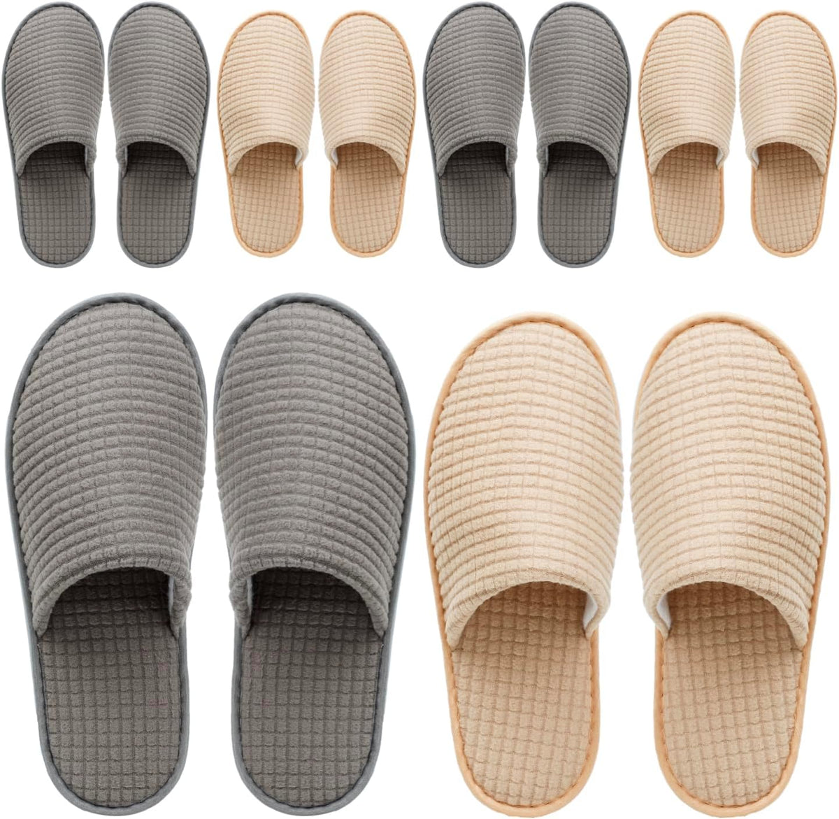 OSTADARRA 6-10 pares de zapatillas de spa, zapatillas desechables